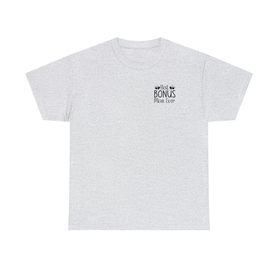 Best Bonus Mom Ever Unisex Heavy Cotton Tee