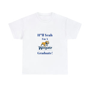 H*ll Yeah Wingate University Unisex Heavy Cotton Tee