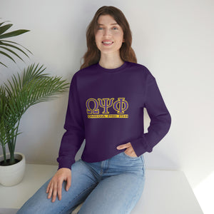Omega Psi Phi Unisex Heavy Blend™ Crewneck Sweatshirt