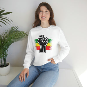 Black Fist Unisex Heavy Blend™ Crewneck Sweatshirt