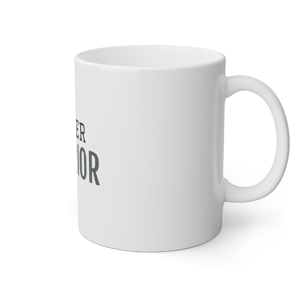 Prayer Warrior White Mug, 11oz