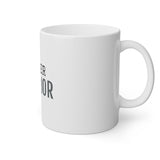 Prayer Warrior White Mug, 11oz