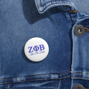 Zeta Phi Beta Custom Pin Buttons