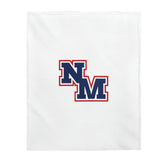 North Meck High School Velveteen Plush Blanket