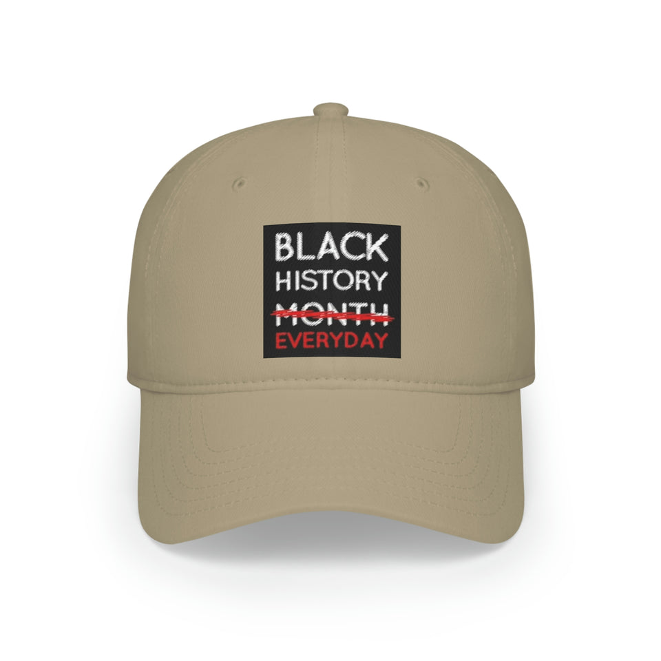 Black History Everyday Low Profile Baseball Cap
