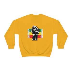Black Fist Unisex Heavy Blend™ Crewneck Sweatshirt