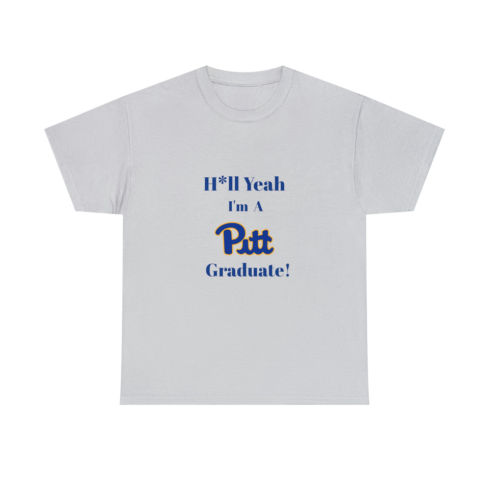 H*ll Yeah! University of Pittsburgh Unisex Heavy Cotton Tee