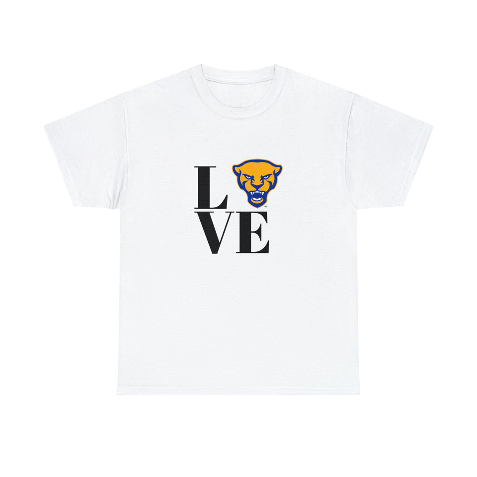 LOVE University Of Pittsburgh Unisex Heavy Cotton Tee