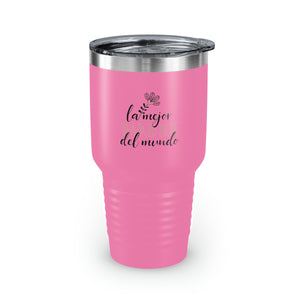 World's Best Mom Ringneck Tumbler, 30oz