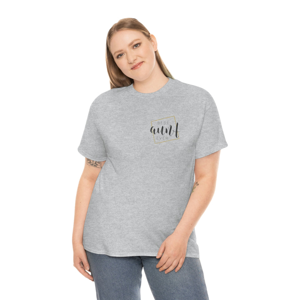 Best Aunt Ever Unisex Heavy Cotton Tee