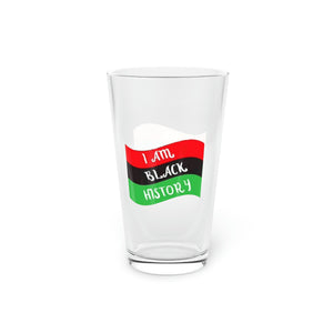 I Am Black History Pint Glass, 16oz