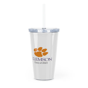 Clemson University Class of 2023 Tumbler with Straw