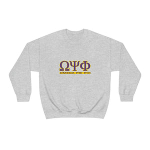 Omega Psi Phi Unisex Heavy Blend™ Crewneck Sweatshirt