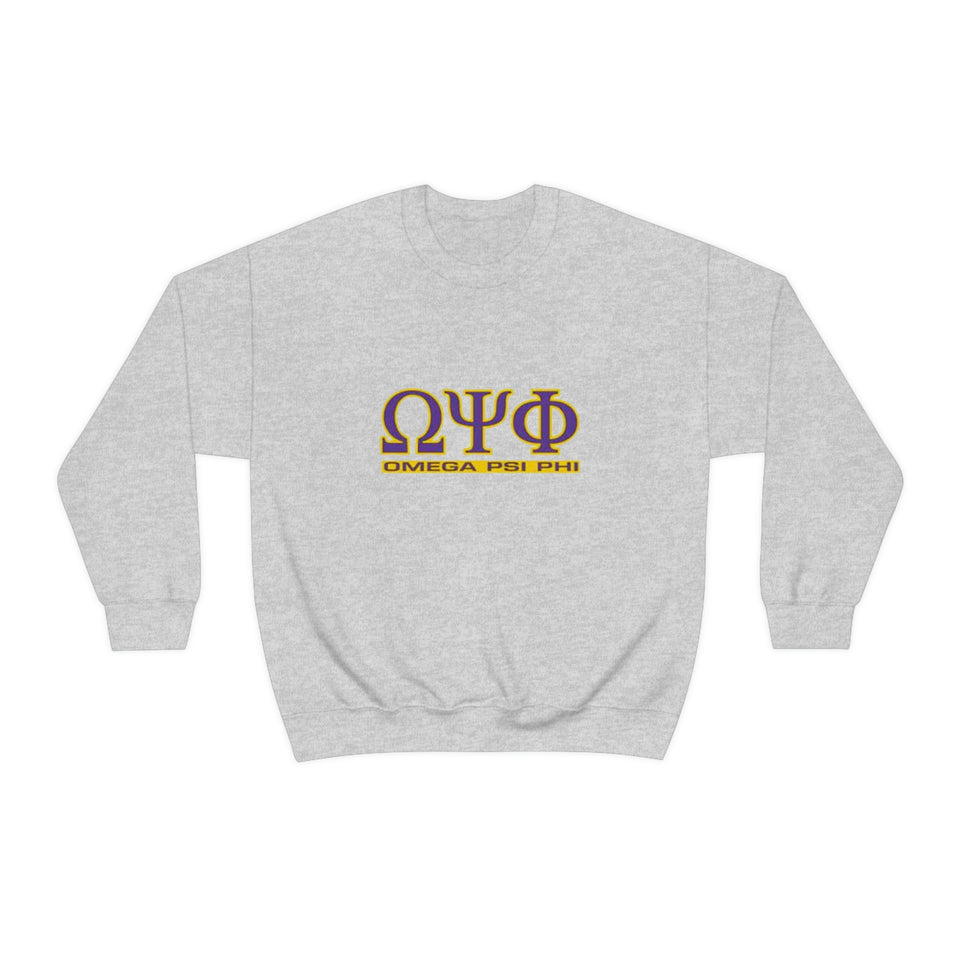 Omega Psi Phi Unisex Heavy Blend™ Crewneck Sweatshirt