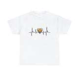 Univ. Of Pittsburgh Heartbeat Unisex Heavy Cotton Tee