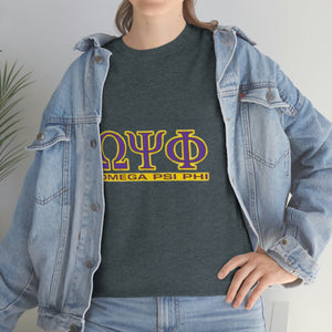 Omega Psi Phi Unisex Heavy Cotton Tee