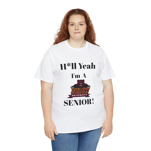 H*ll Yeah! Shaw University Bears Senior Unisex Heavy Cotton Tee