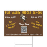 Sun Valley MS Plastic Yard Sign