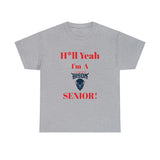H*ll Yeah! Howard Bison Senior Unisex Heavy Cotton Tee
