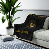 Shelby HS Class of 2023 Velveteen Plush Blanket