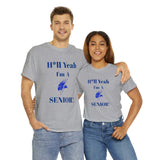 H*ll Yeah! Elizabeth City State Vikings Senior Unisex Heavy Cotton Tee