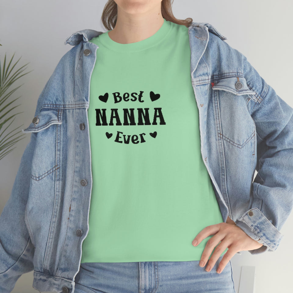 Best Nanna Ever Unisex Heavy Cotton Tee