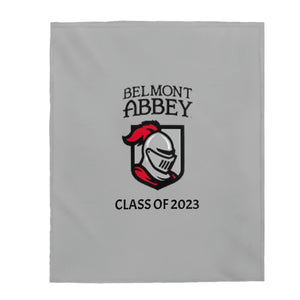Belmont Abbey Class of 2023 Velveteen Plush Blanket