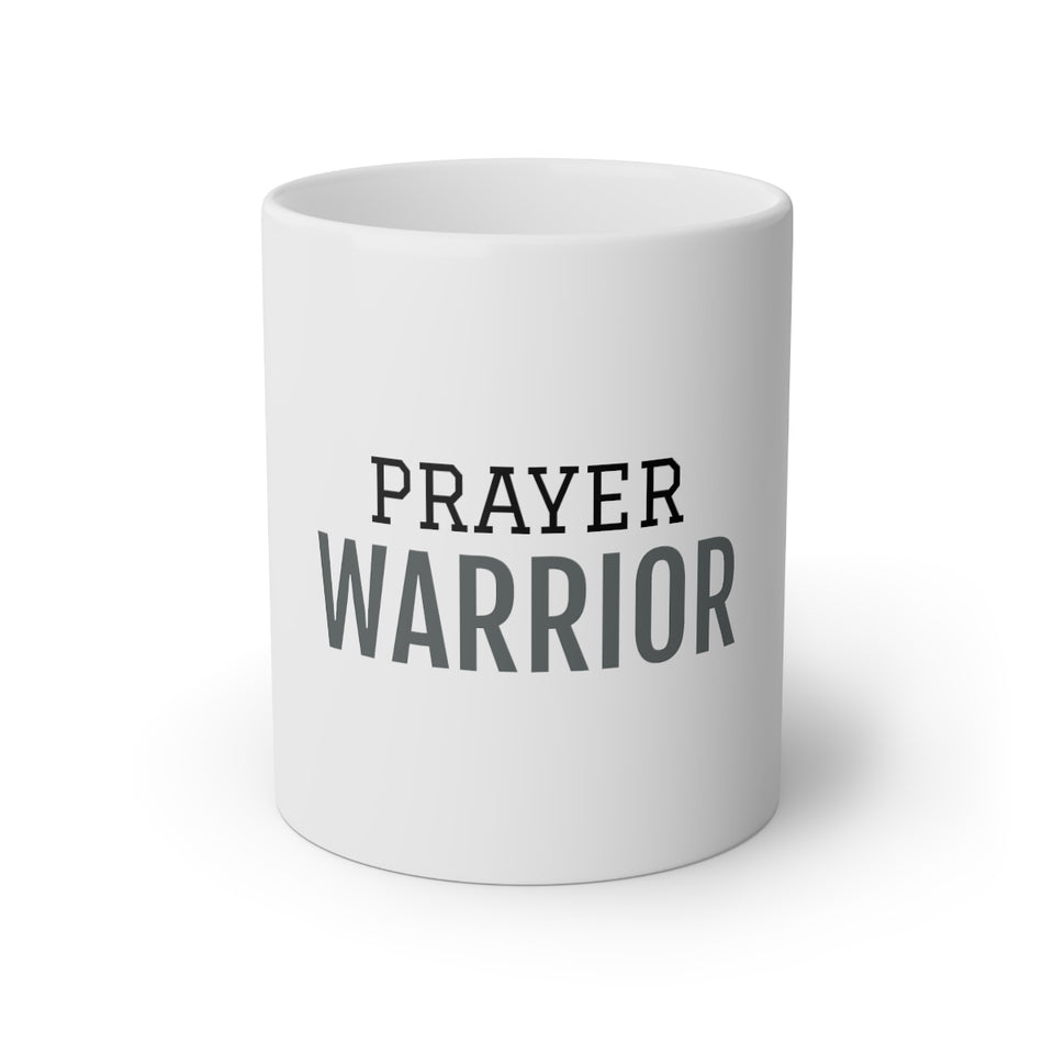 Prayer Warrior White Mug, 11oz