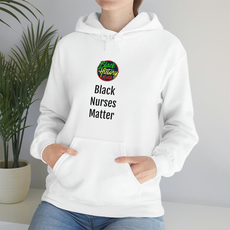 Black Nurses Matter Hooded Sweatshirt