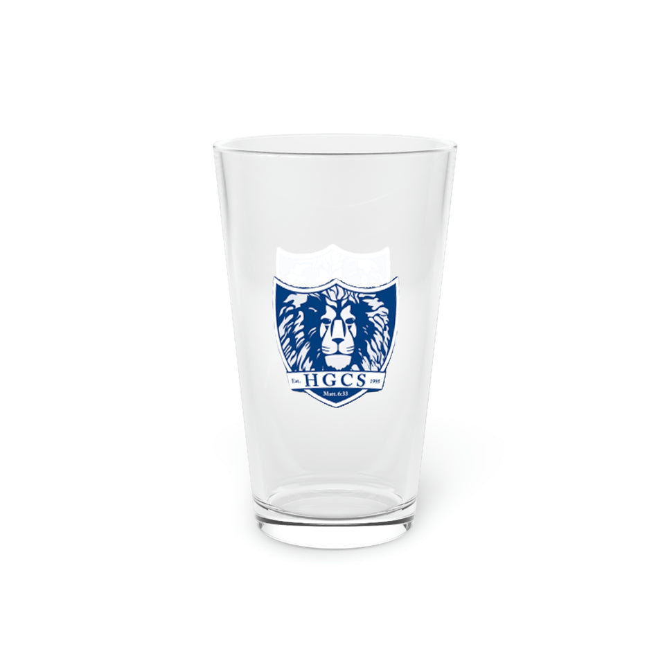 Hickory Grove Christian Pint Glass, 16oz