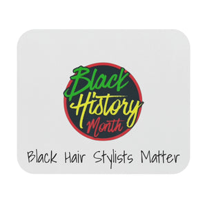 Black Hair Stylists Matter Mouse Pad (Rectangle)