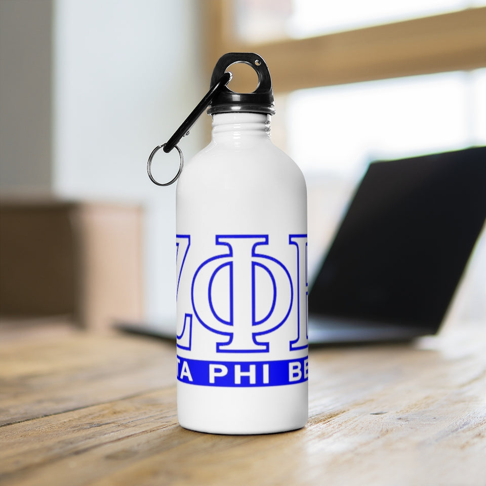 Zeta Phi Beta Stainless Steel Water Bottle