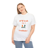 H*ll Yeah Miami Hurricanes Unisex Heavy Cotton Tee