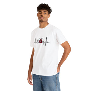 North Carolina Central University Heartbeat Unisex Heavy Cotton Tee