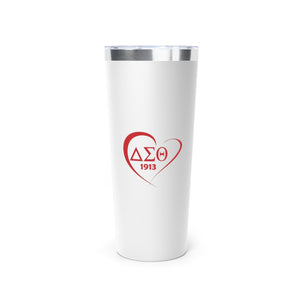 Delta Sigma Theta Copper Vacuum Insulated Tumbler, 22oz