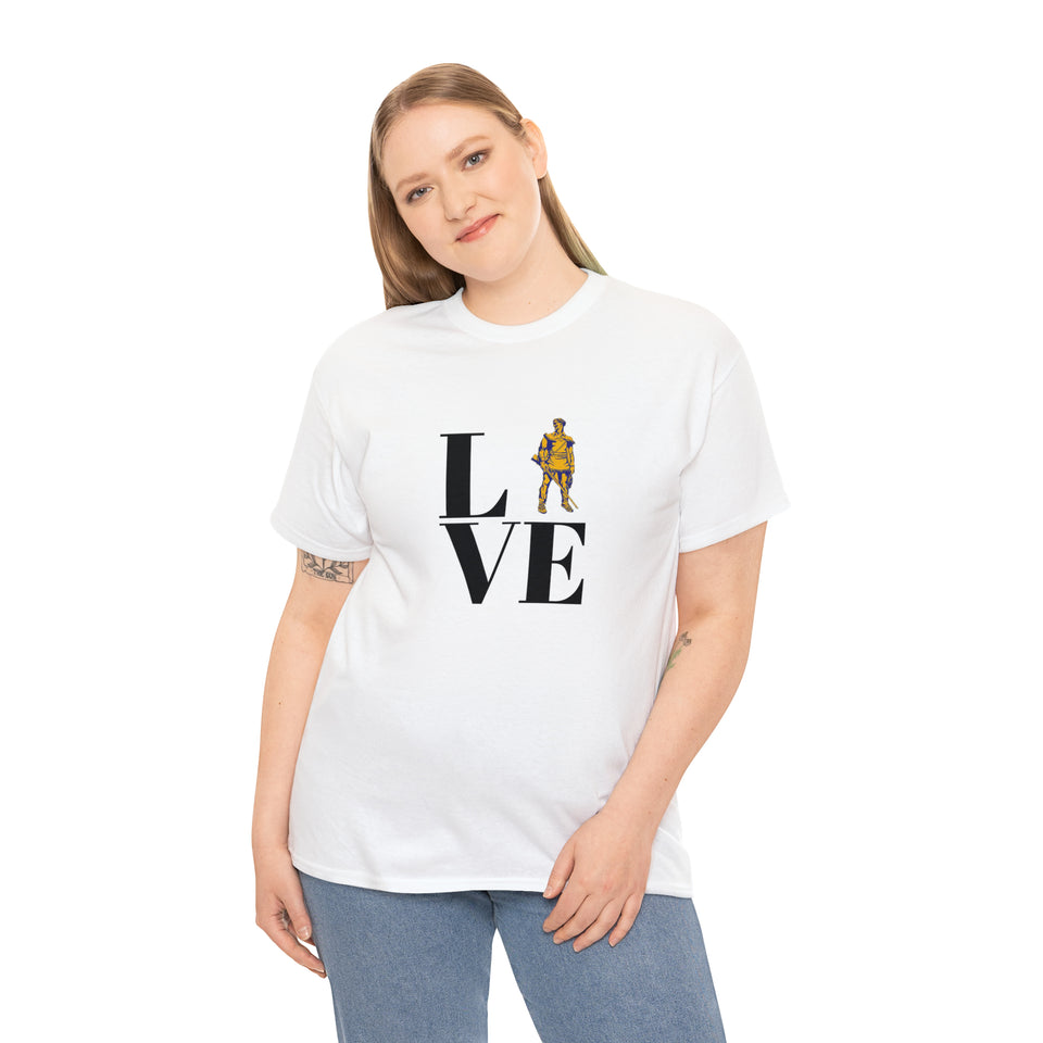 LOVE West Virginia University Unisex Heavy Cotton Tee