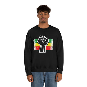 Black Fist Unisex Heavy Blend™ Crewneck Sweatshirt