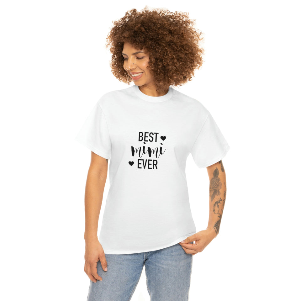 Best Mimi Ever Unisex Heavy Cotton Tee