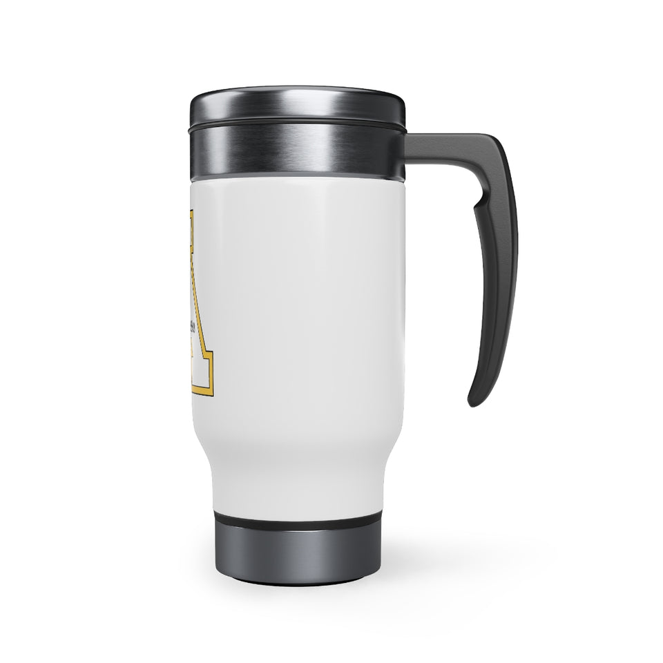 Appalachian State Stainless Steel Travel Mug with Handle, 14oz