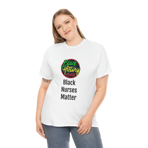 Black Nurses Matter Cotton Tee