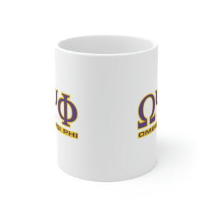 Omega Psi Phi Ceramic Mug 11oz