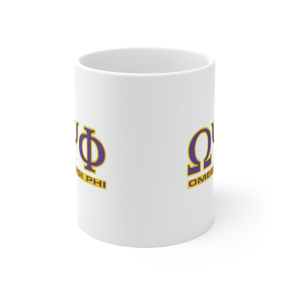 Omega Psi Phi Ceramic Mug 11oz