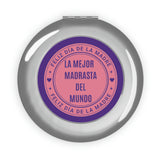 Happy Mother's Day Stepmom Spanish Compact Travel Mirror