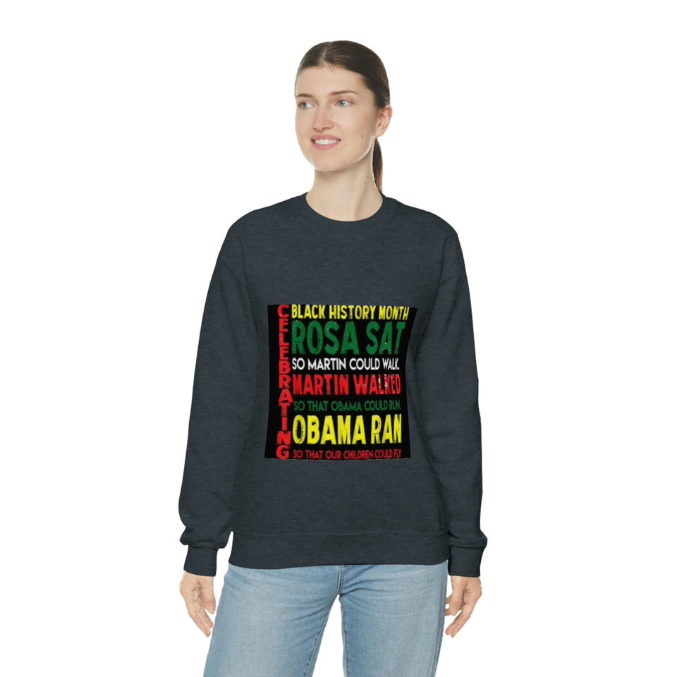 Celebrating Black History Month Unisex Heavy Blend™ Crewneck Sweatshirt