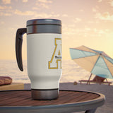 Appalachian State Stainless Steel Travel Mug with Handle, 14oz
