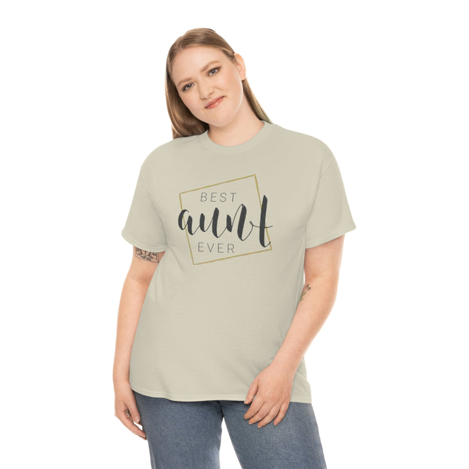 Best Aunt Ever Unisex Heavy Cotton Tee