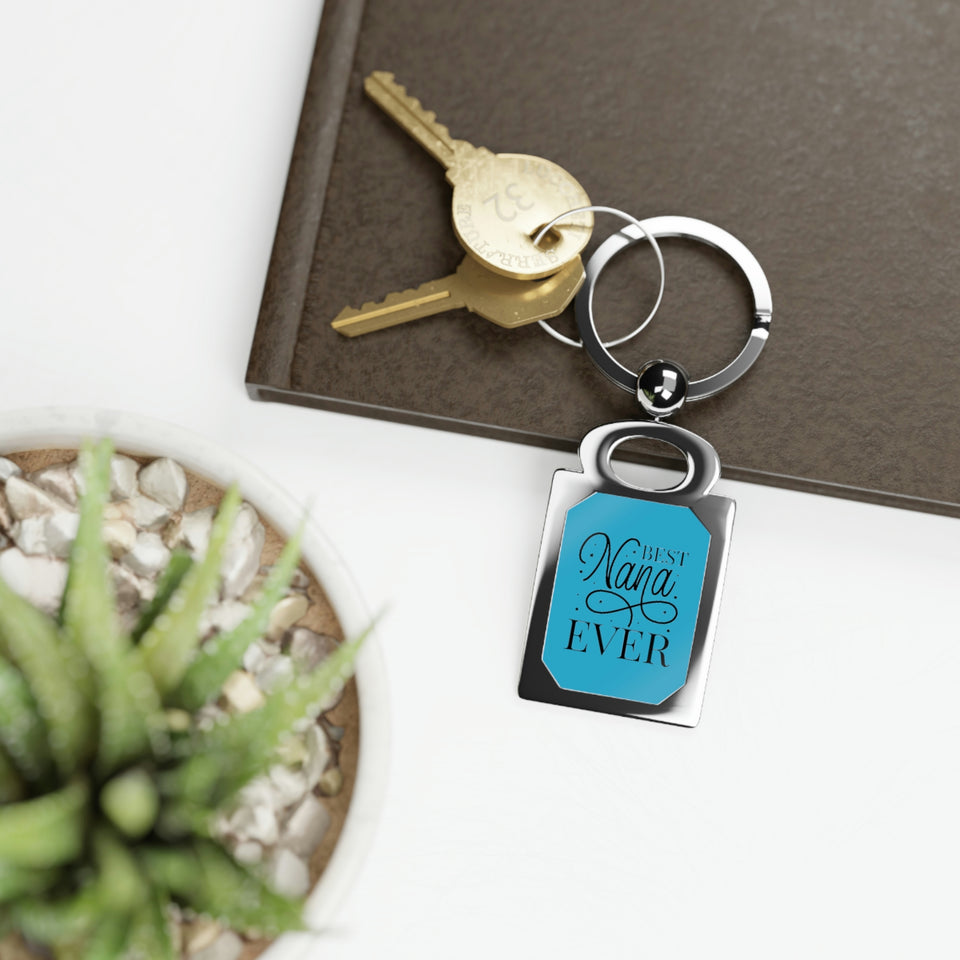 Best Nana Ever Rectangle Photo Keyring