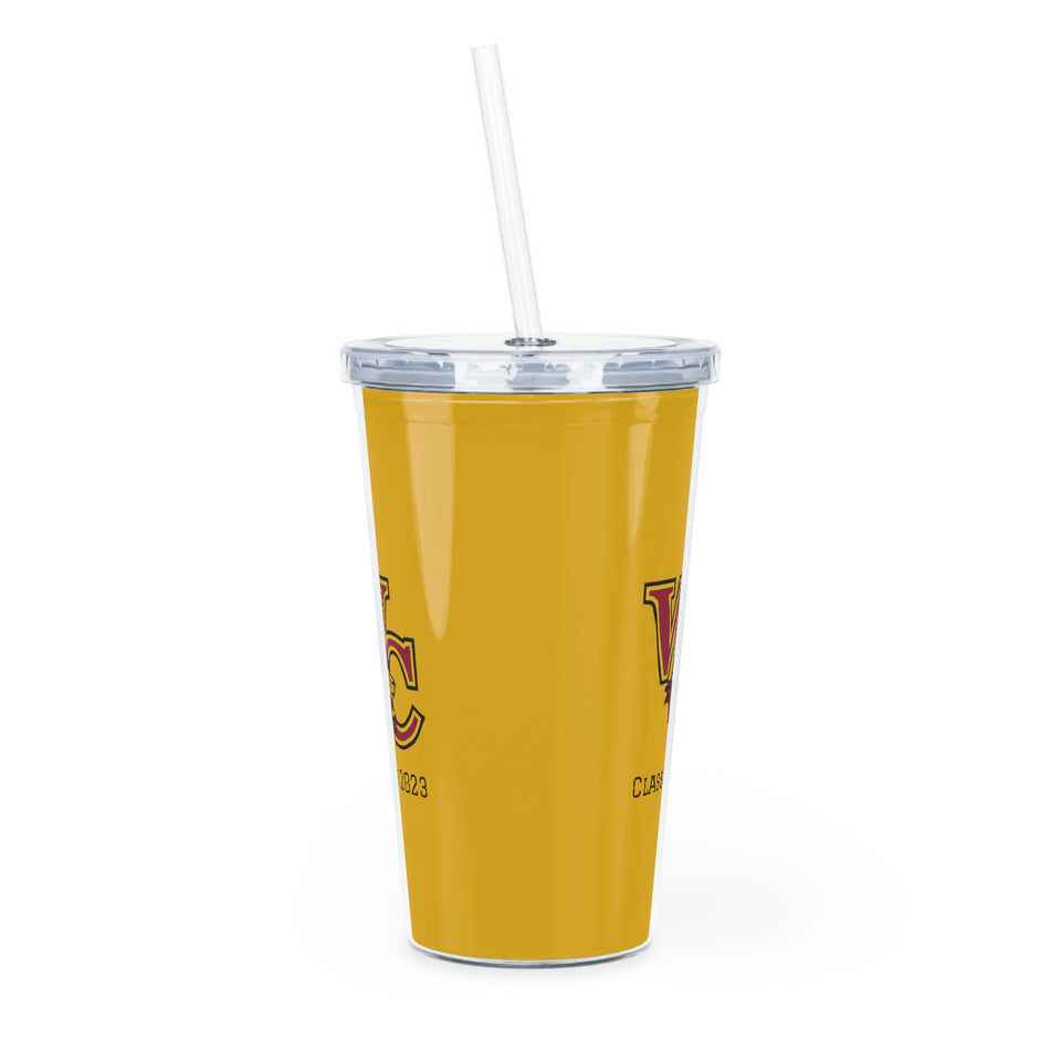 West Charlotte HS Class of 2023 Plastic Tumbler with Straw