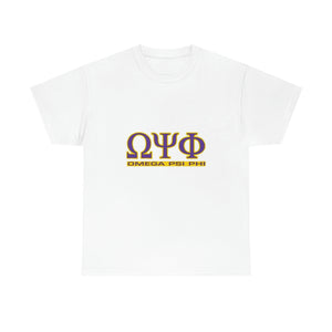 Omega Psi Phi Unisex Heavy Cotton Tee