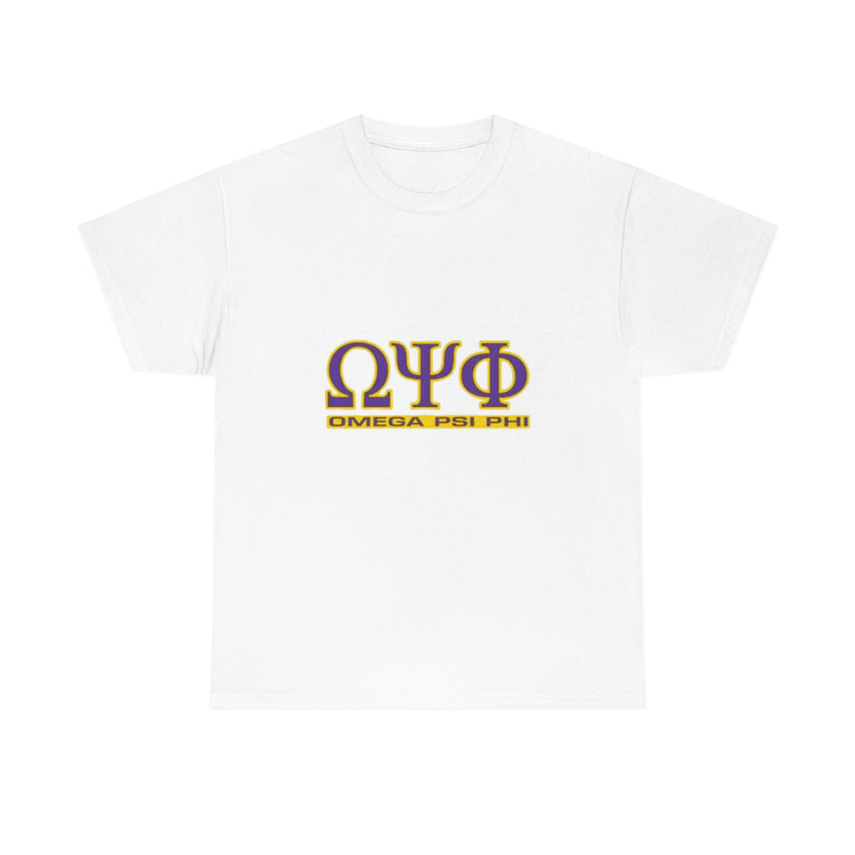 Omega Psi Phi Unisex Heavy Cotton Tee